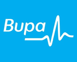 Bupa logo at Windmill Practice.